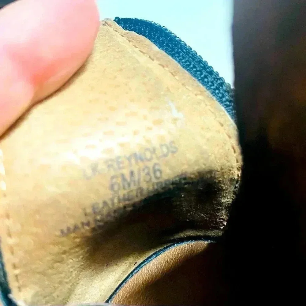 Lucky Brand Reynolds Caged Black Wedges